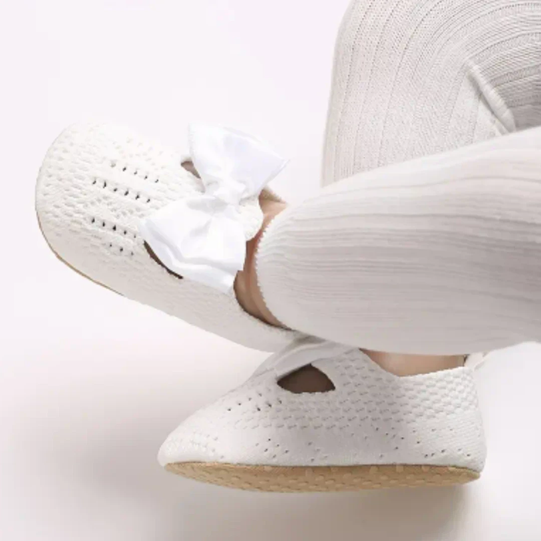 ZAPATITOS BLANCO TEJIDOS 