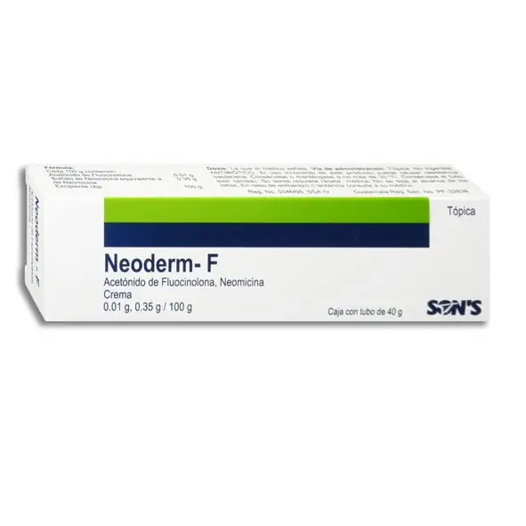 ACETONIDO DE FLUOCINOLONA, NEOMICINA. Crema