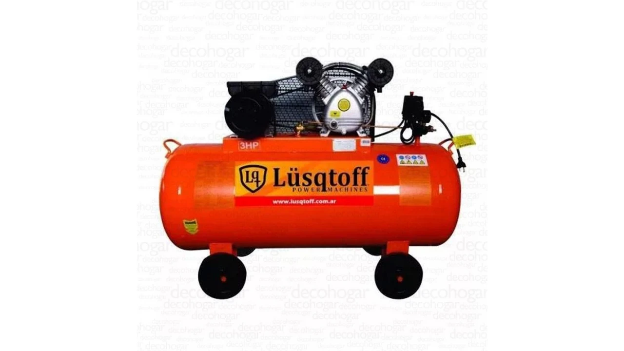 Compresor 3hp 200 litros lusqtoff