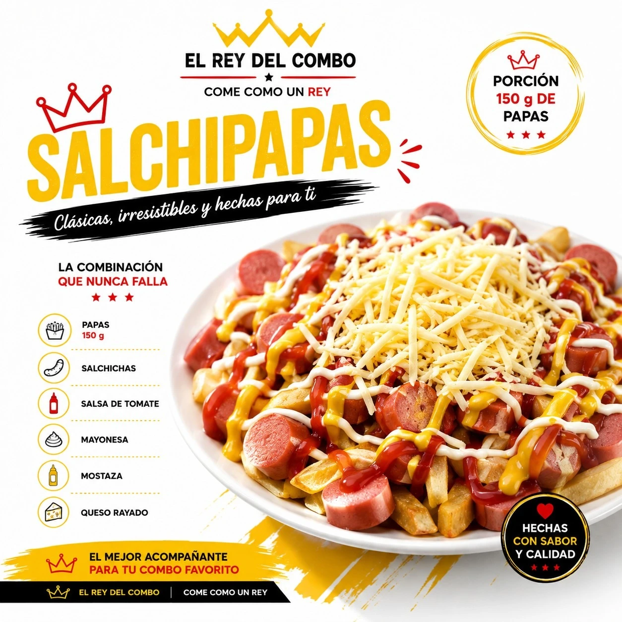 Salchipapas personal