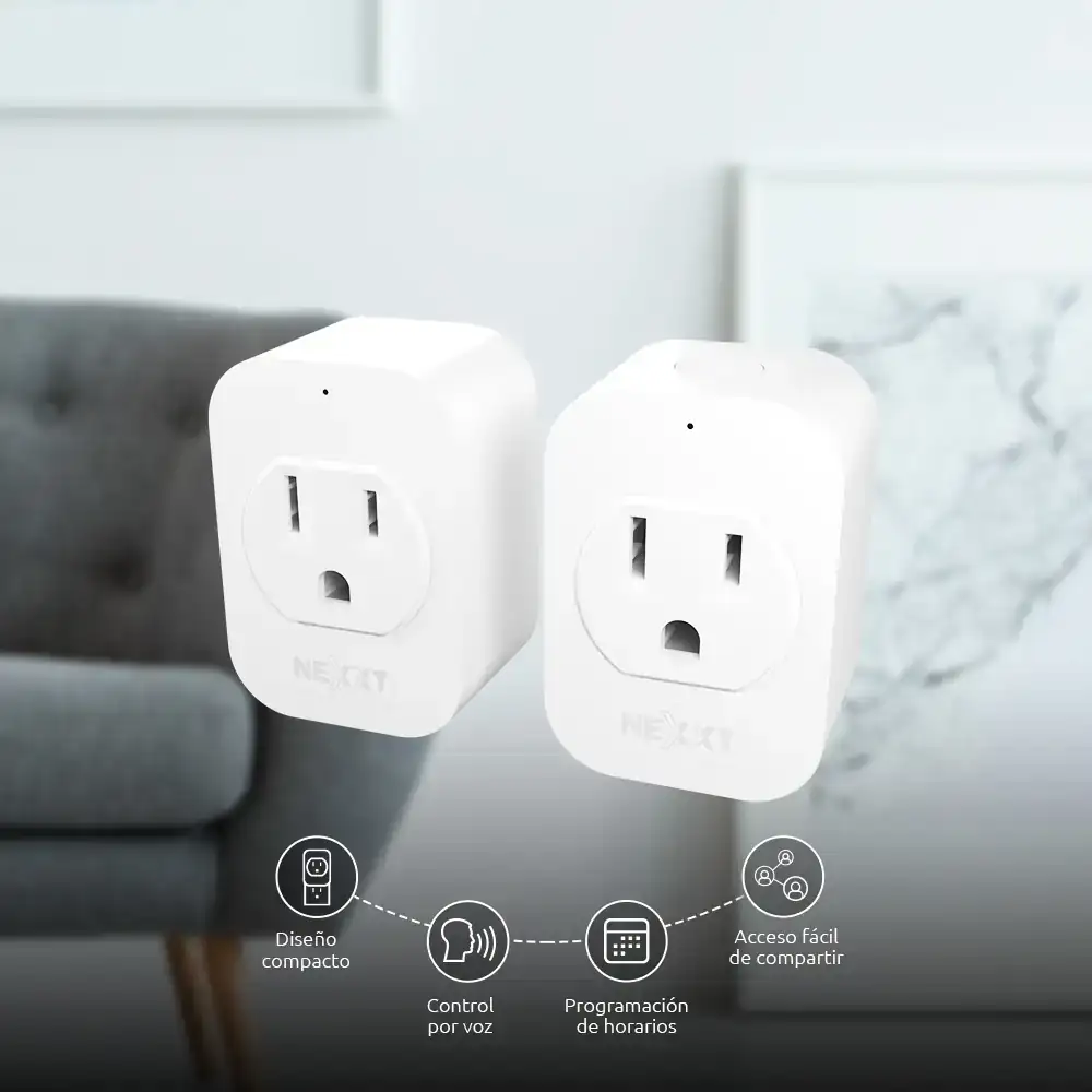 Nexxt Solution Enchufe inteligente WI-FI kit x2