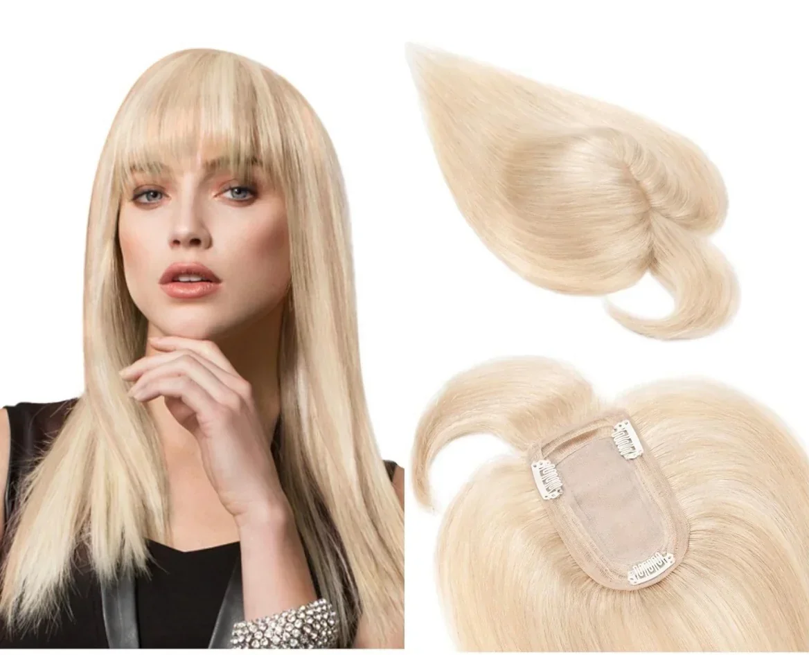 Topper de cabello humano 10”