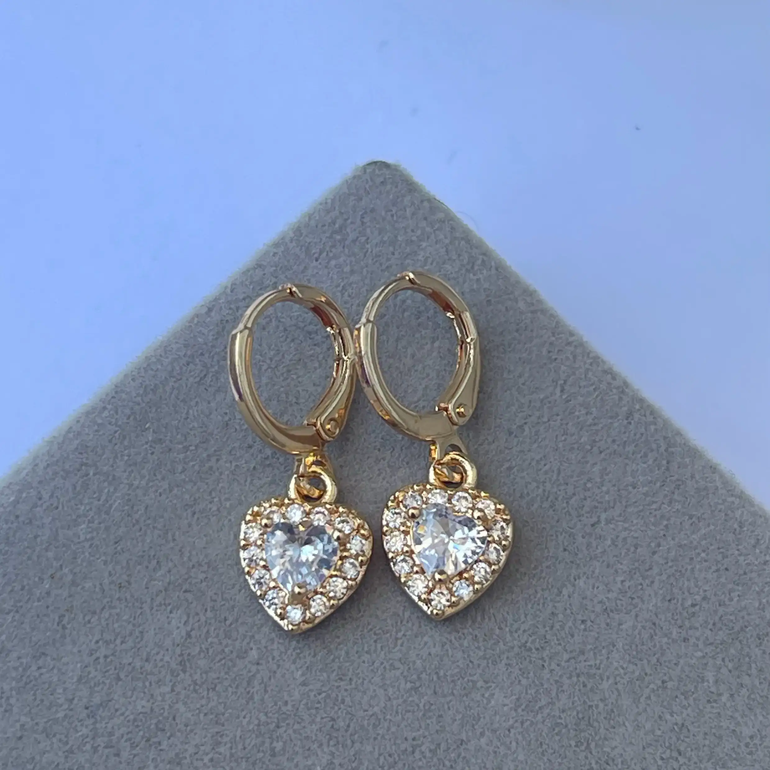 ARETES LARGOS BRILLANTES
