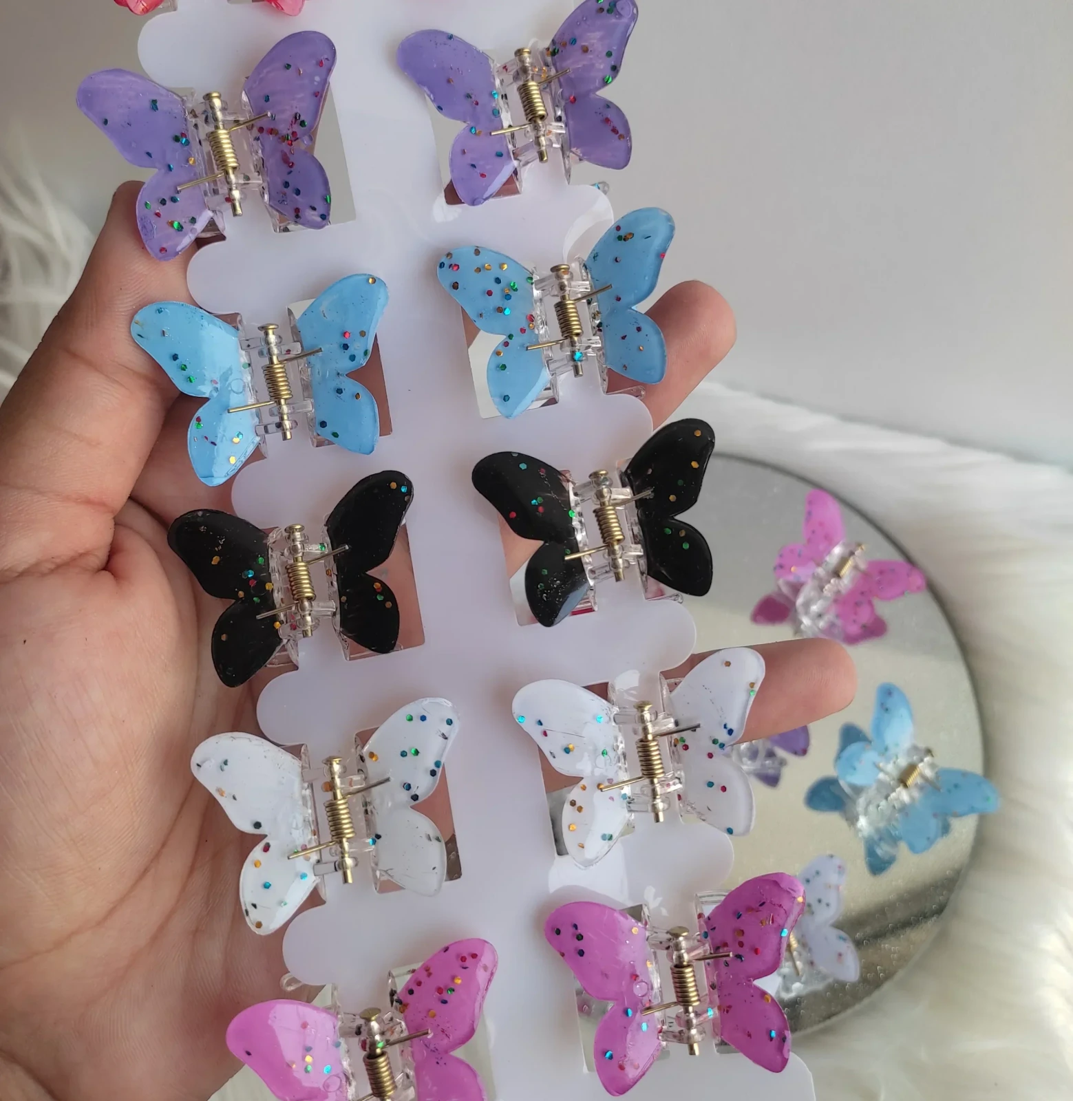 Gancho mariposa mini candy 4