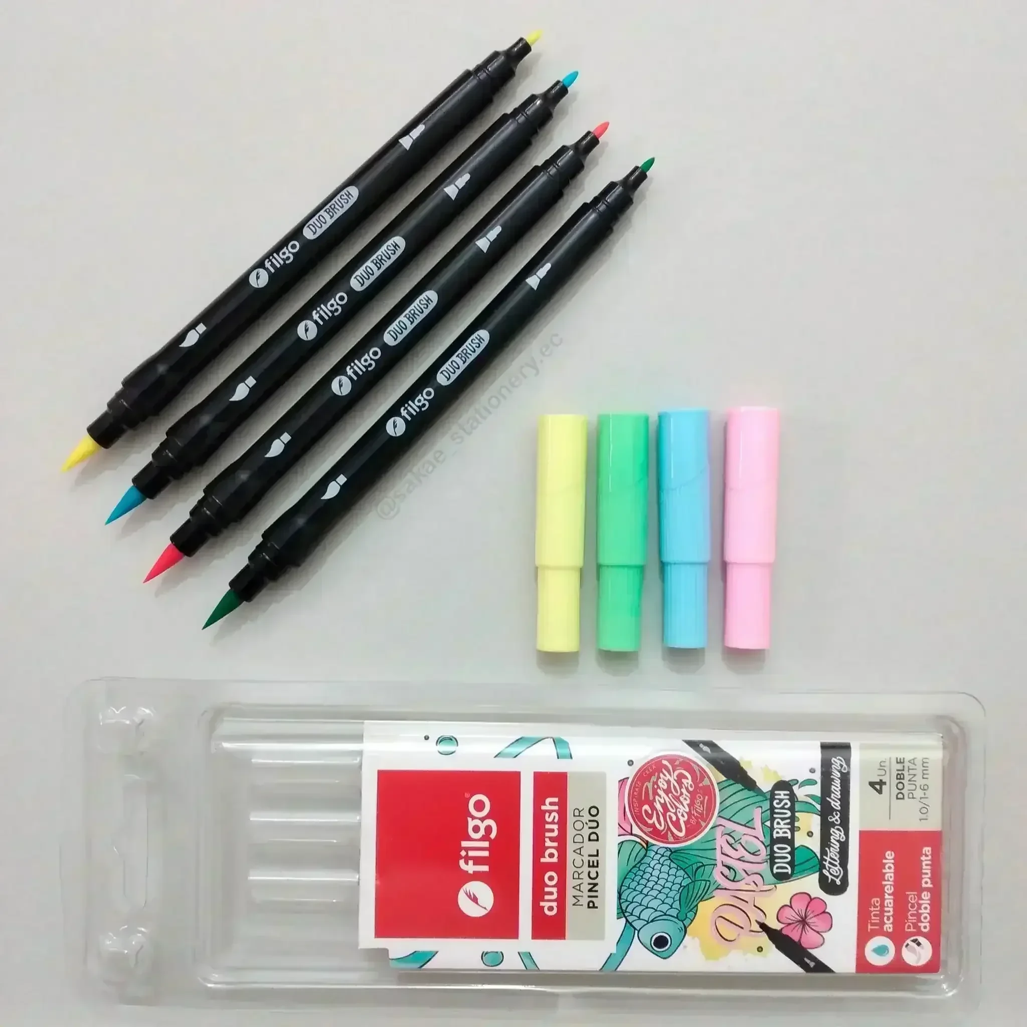 Marcador Filgo Duo Pastel Acuarelable 3