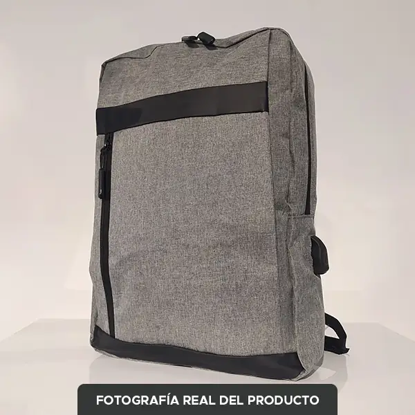Mochila juvenil con puerto USB diseño ergonómico  4