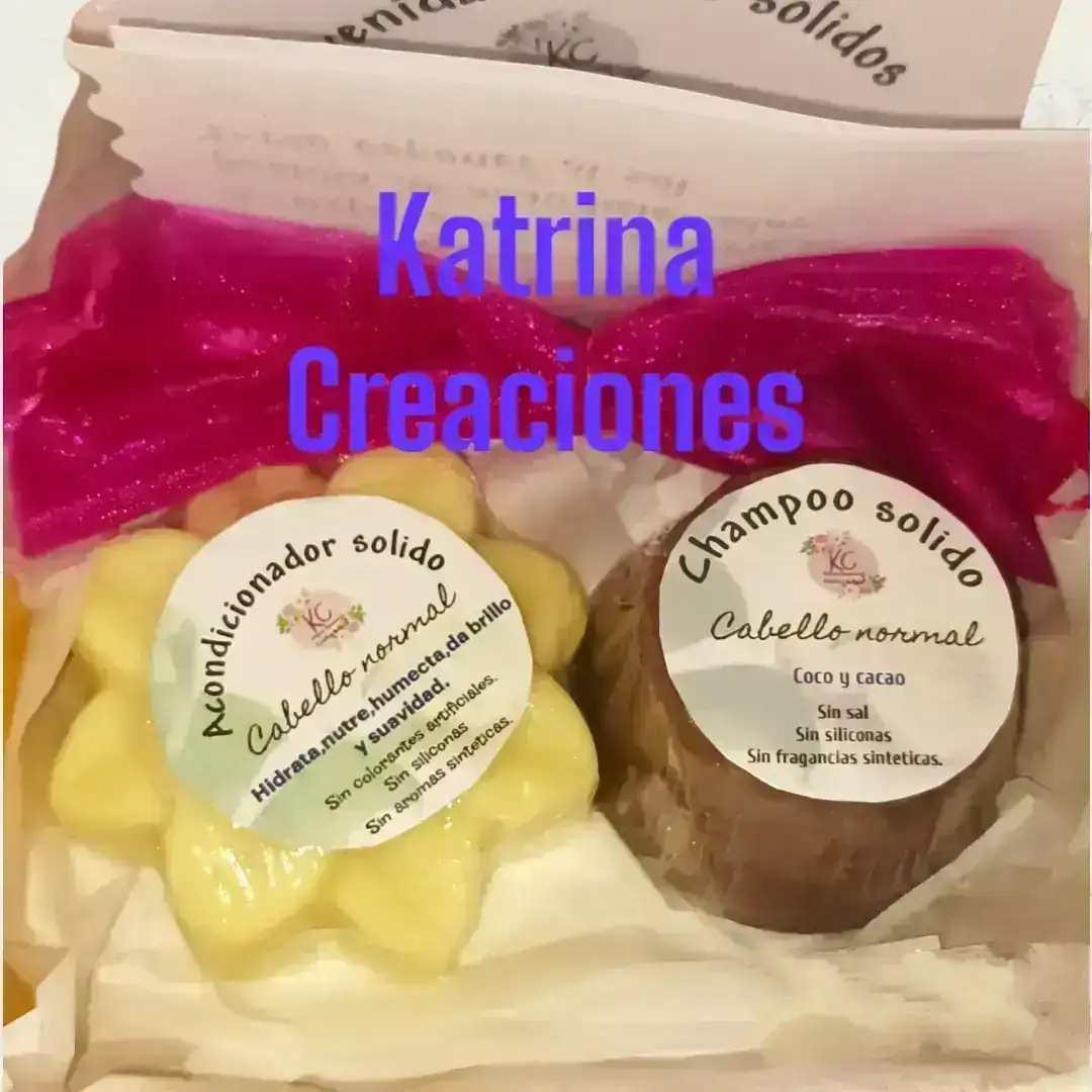 Kit Shampoo y acondicionador sólido.