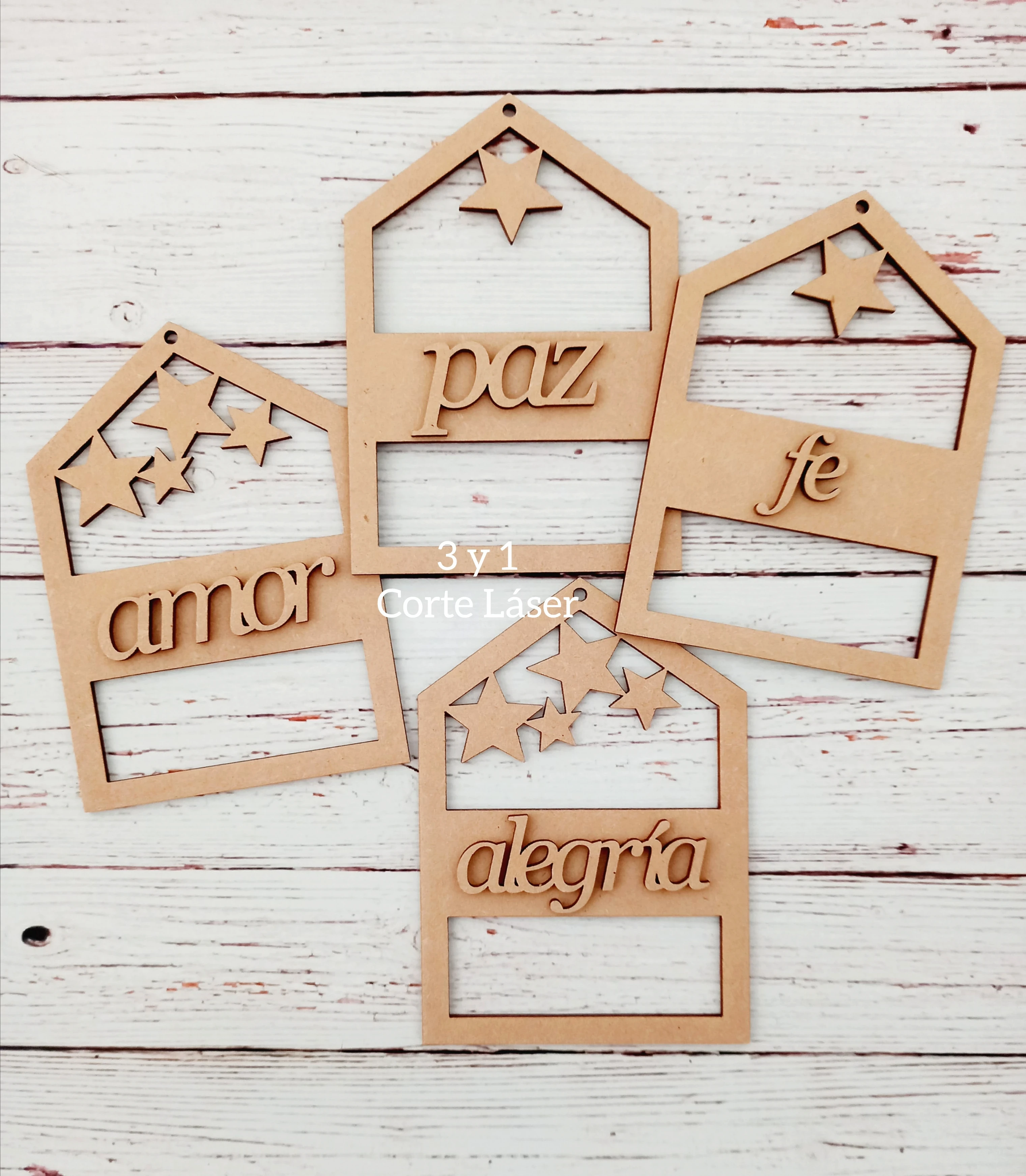 CASITA ABIERTA CON ESTRELLAS