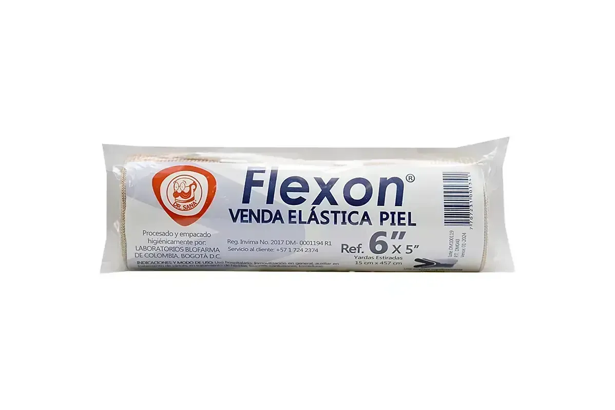 VENDA ELASTICA PIEL 6X5 FLEXON