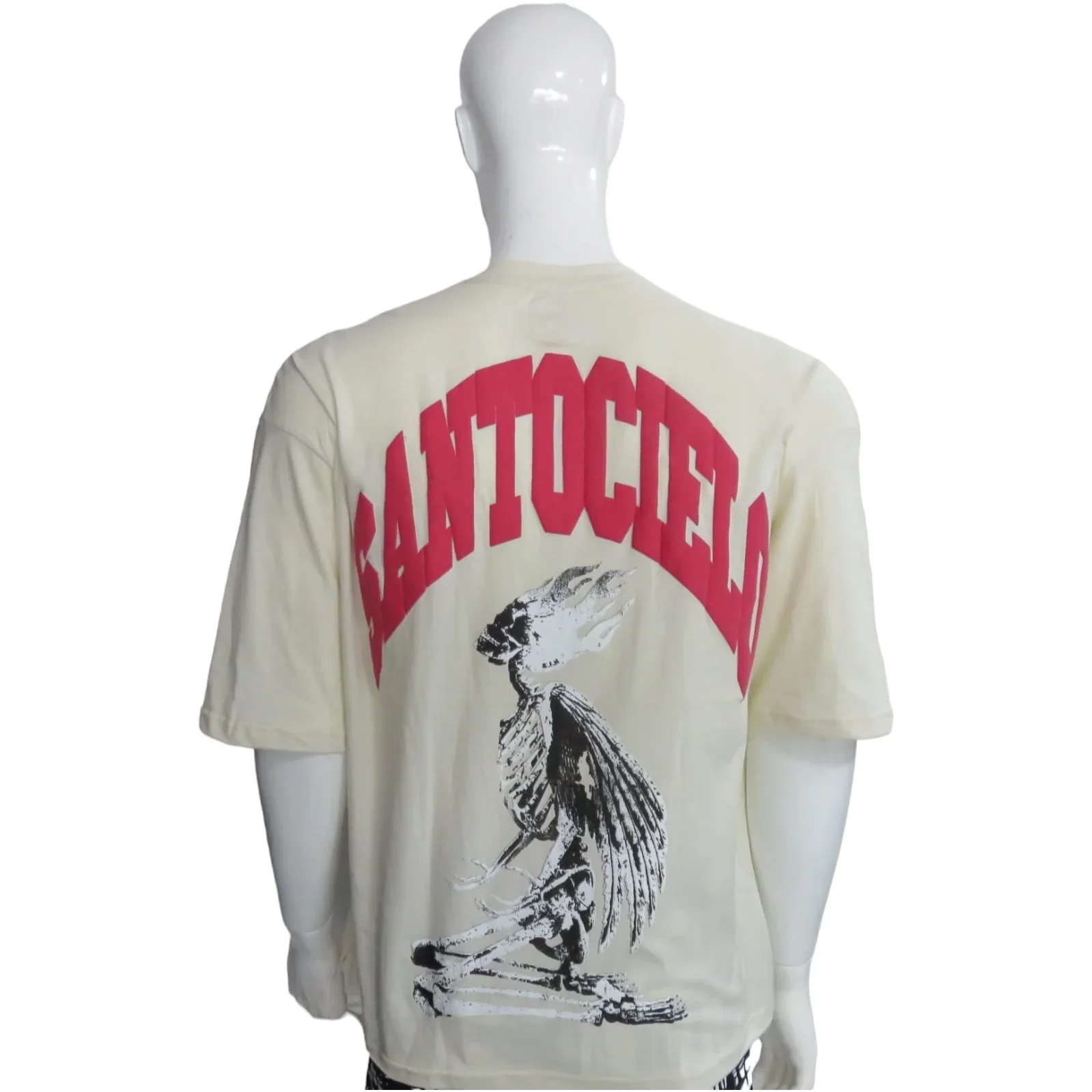 Playera crema pajaro 3