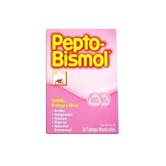 Pepto BISMOL 24TAB masticables