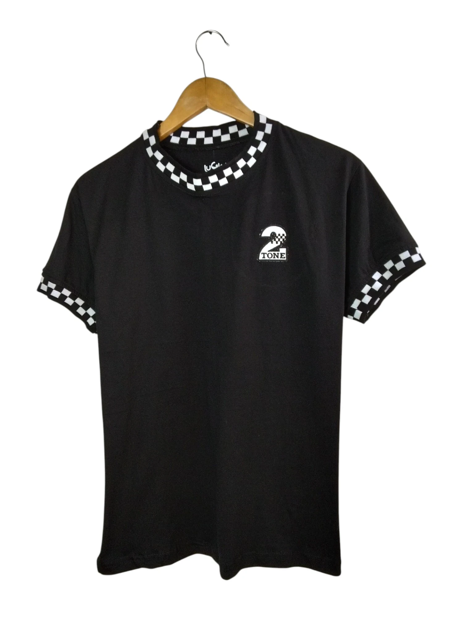 Camiseta cuello de cuadros Ska  2