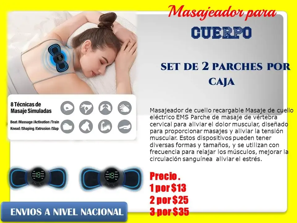 Parche masajador 