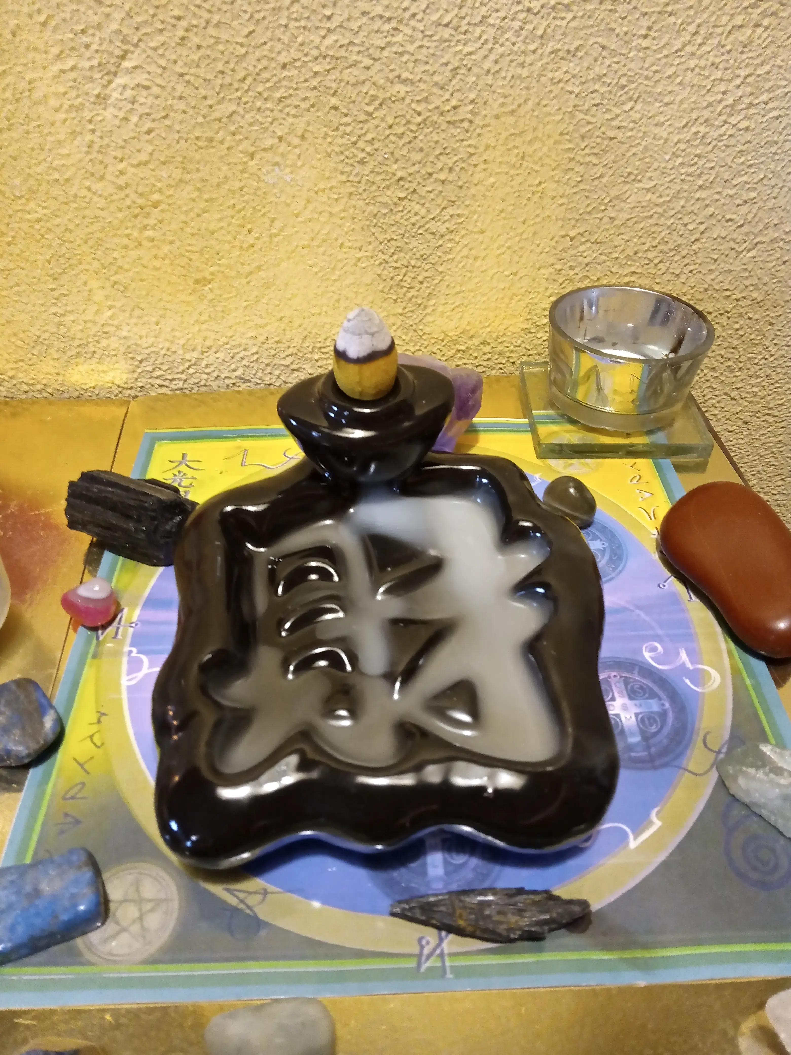 Fuente de humo plana