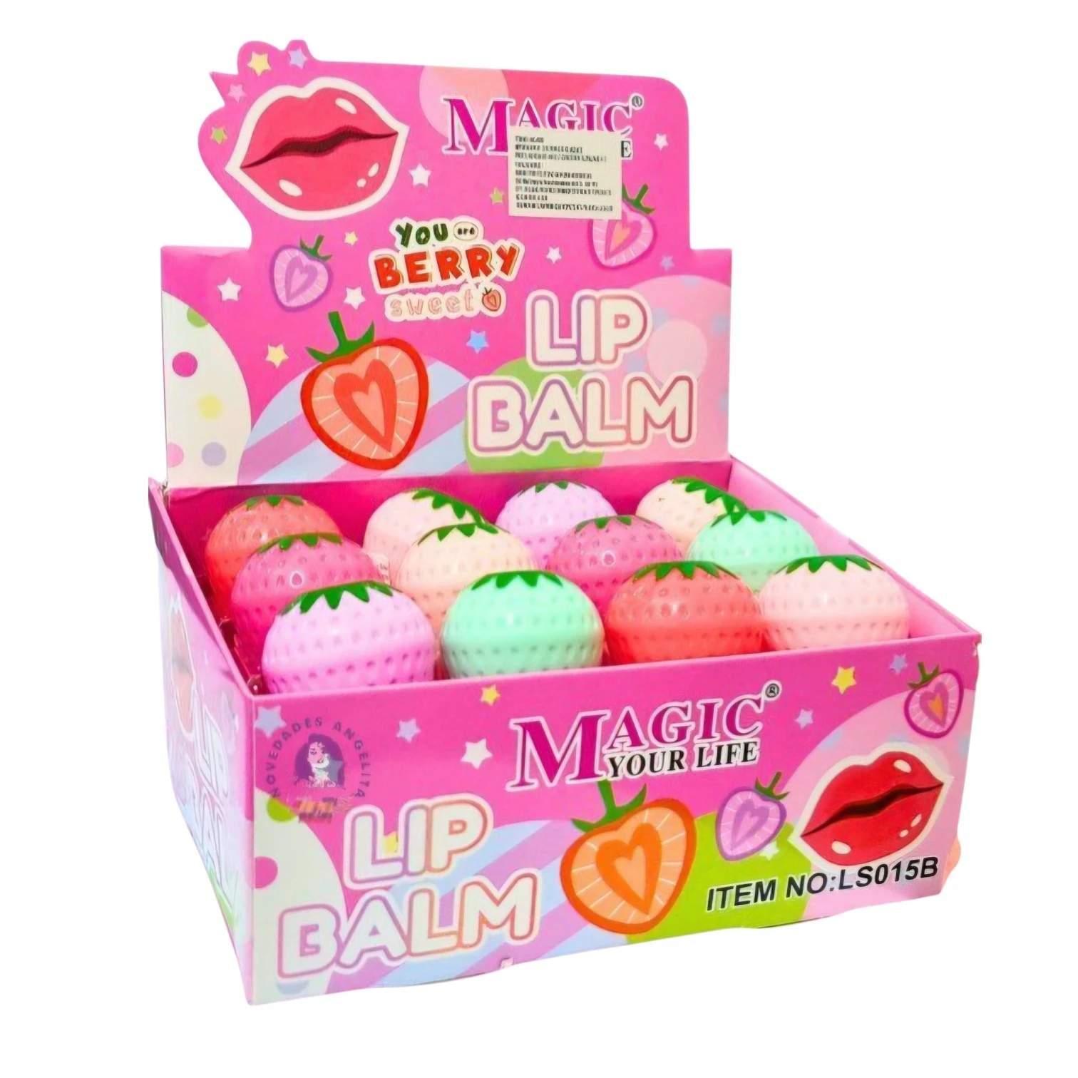 Set 6 Bálsamos para Labios Fruit 2