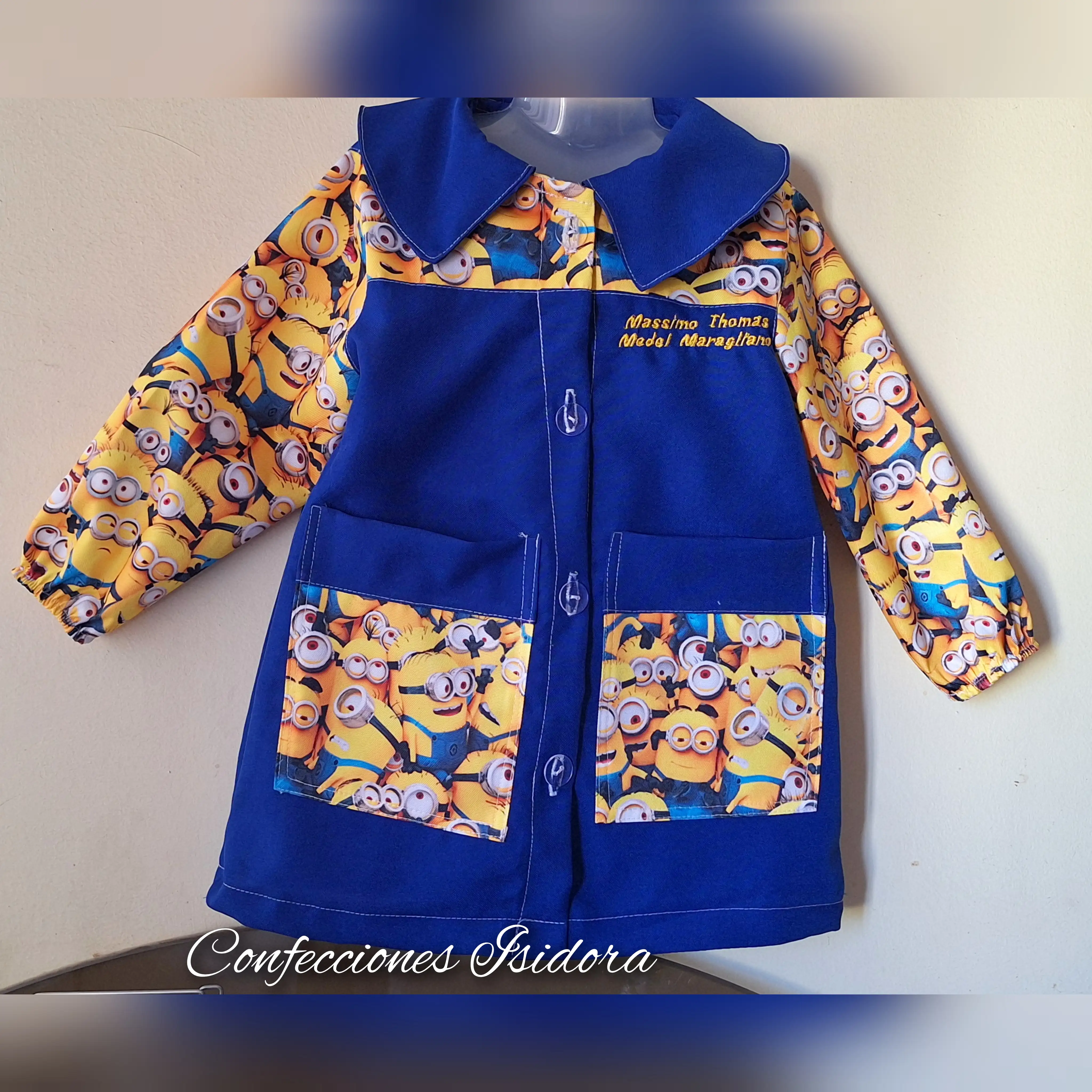 Delantal Minion , Azul rey  2