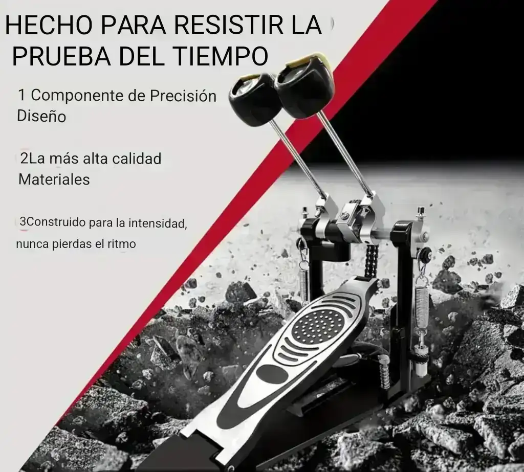 Doble Pedal Bateria Nuosheng  2