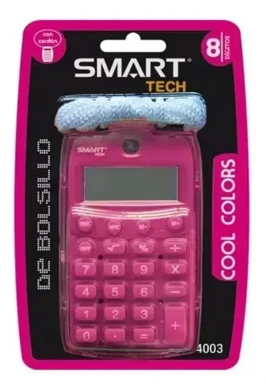 Calculadora smart cool color 8 digitos