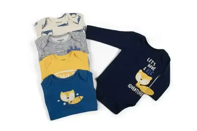 Set 5 bodys manga larga