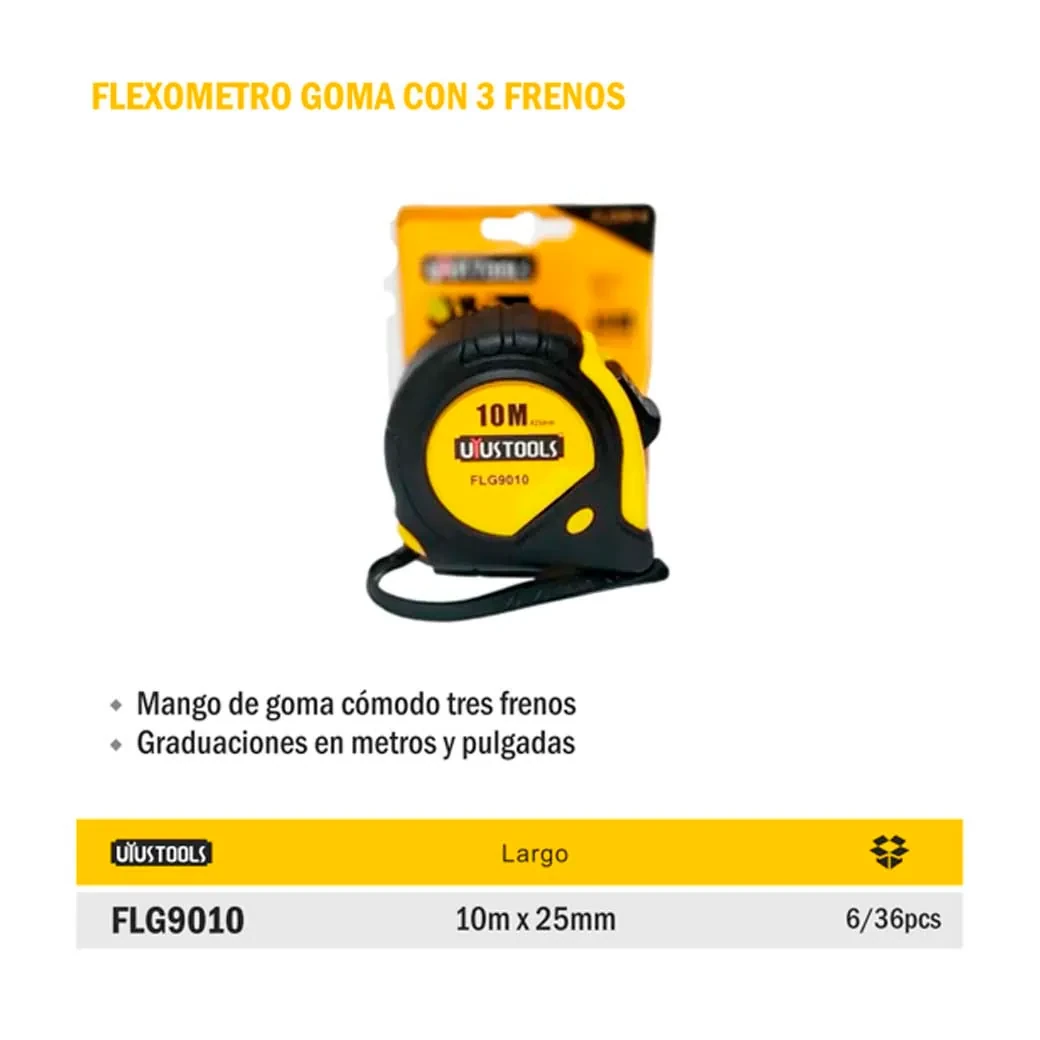 FLEXO engomado UYUST 10 M x 25mm