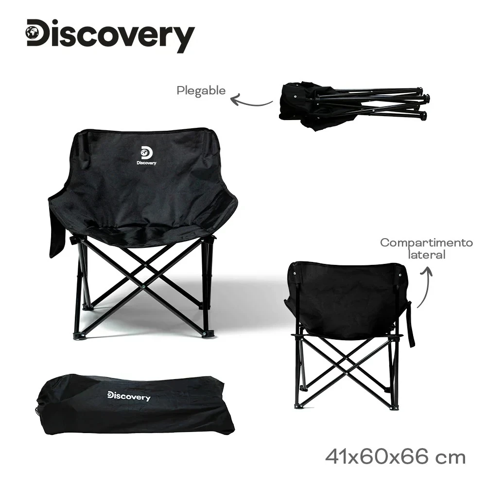 ⛺ *SILLA CAMPING DISCOVERY PLEGABLE 41×60×66 2