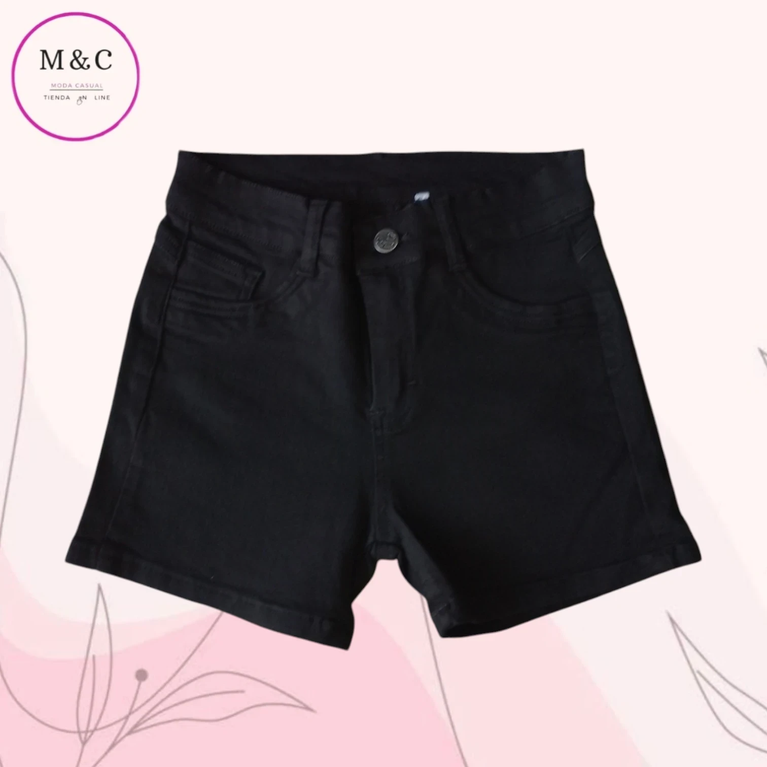 Short Talla 9 mezclilla  2