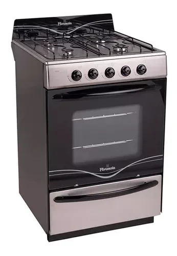 Cocina Florencia Acero 5518f Gas Nat. 2