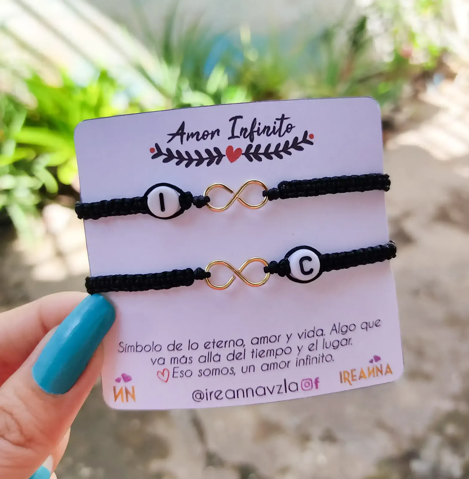 Pulseras Amor Infinito personalizadas 2