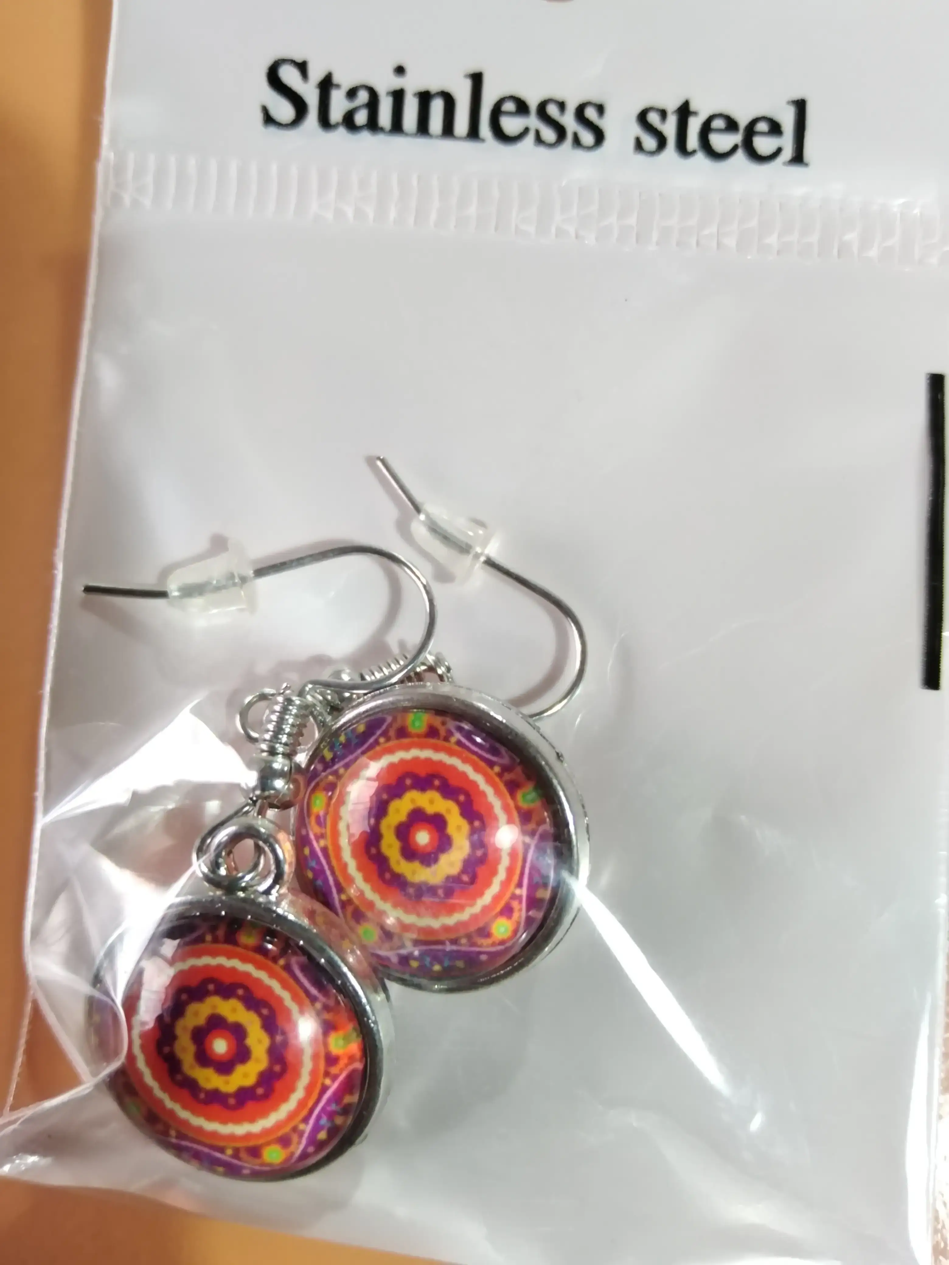 Aros mandala naranja