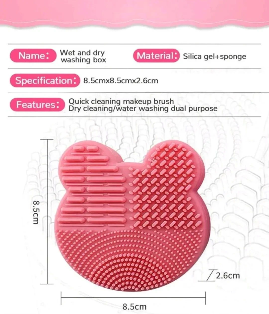 Herramienta de limpieza de brochas de maquillaje 2