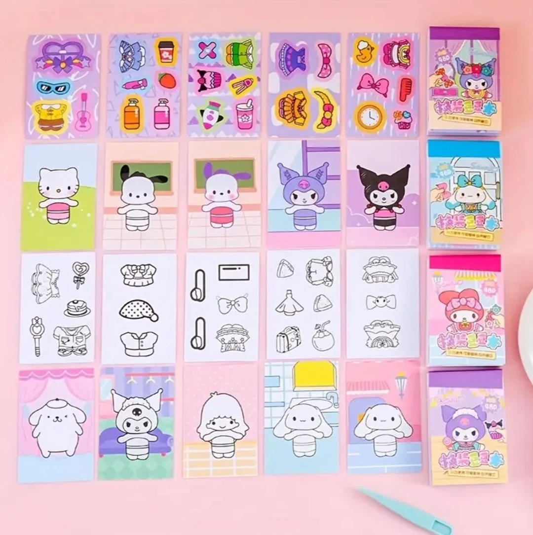 MINI BLOCK STICKERS ANIMADO 4