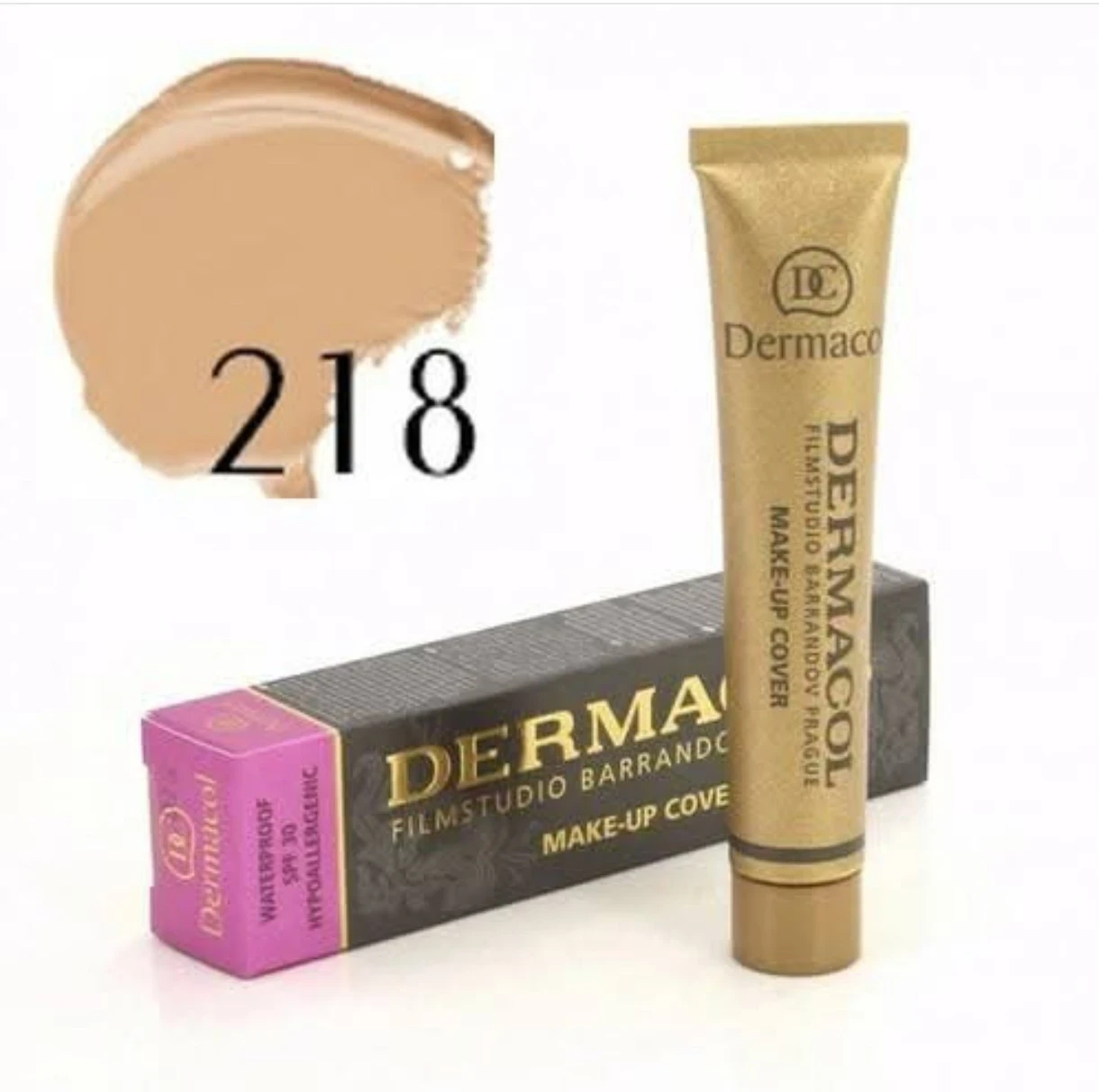 BASE DERMACOL ALTA COBERTURA CON PROTECCIÓN SOLAR SPF30  8