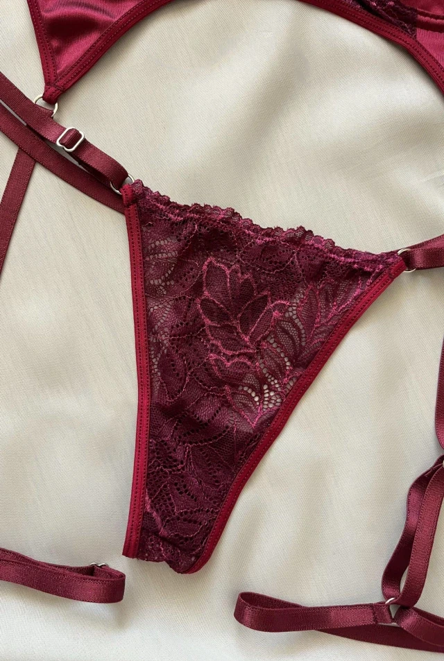 Bustier Lady Bordo 100 3