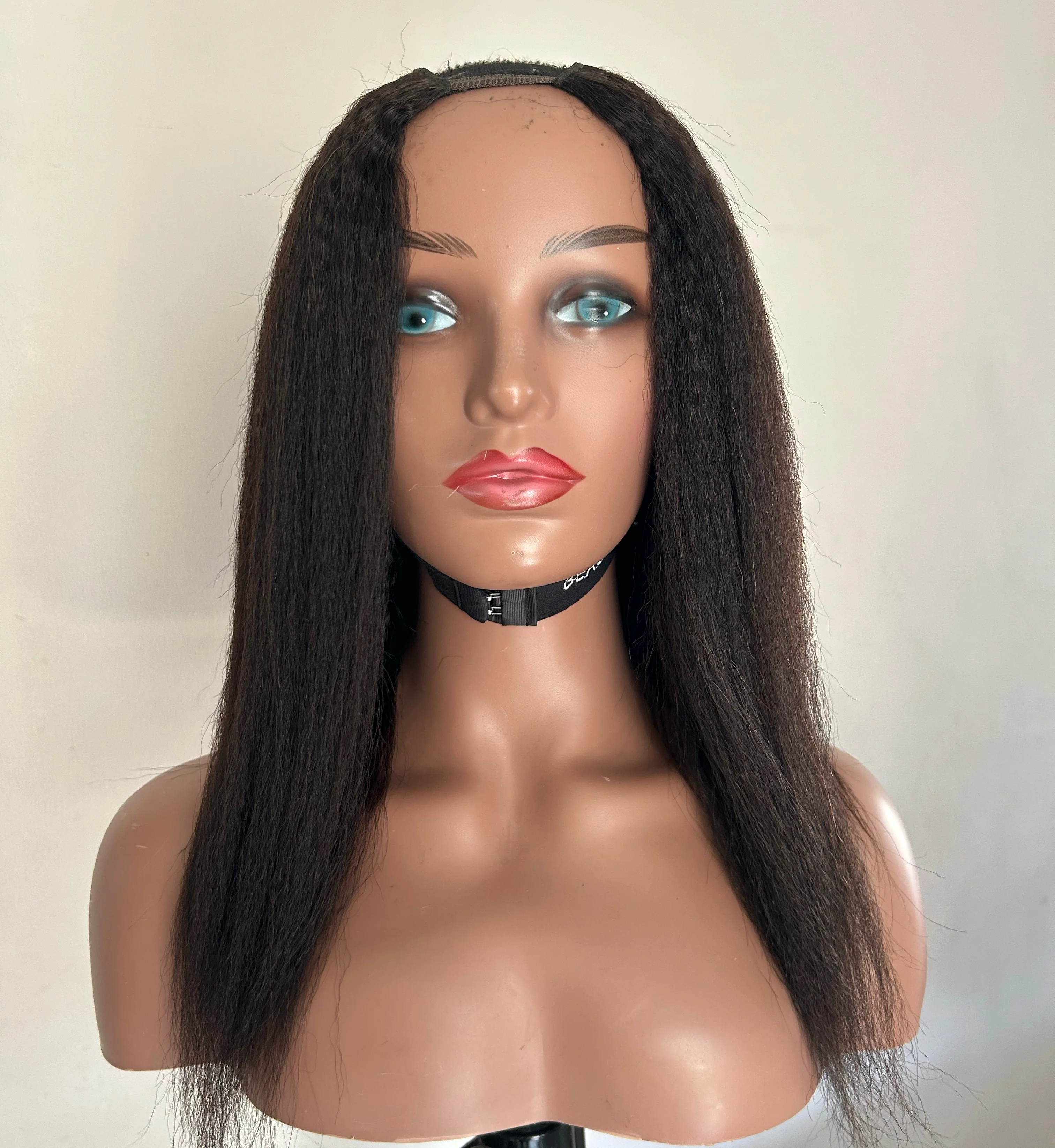 Peluca en U cabello yaki 16”