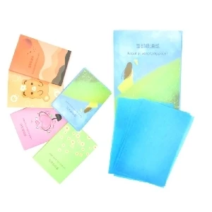 TOALLITAS DE EXTRACTOS DE ARROZ ABSORBENTES DE GRASA FACIAL