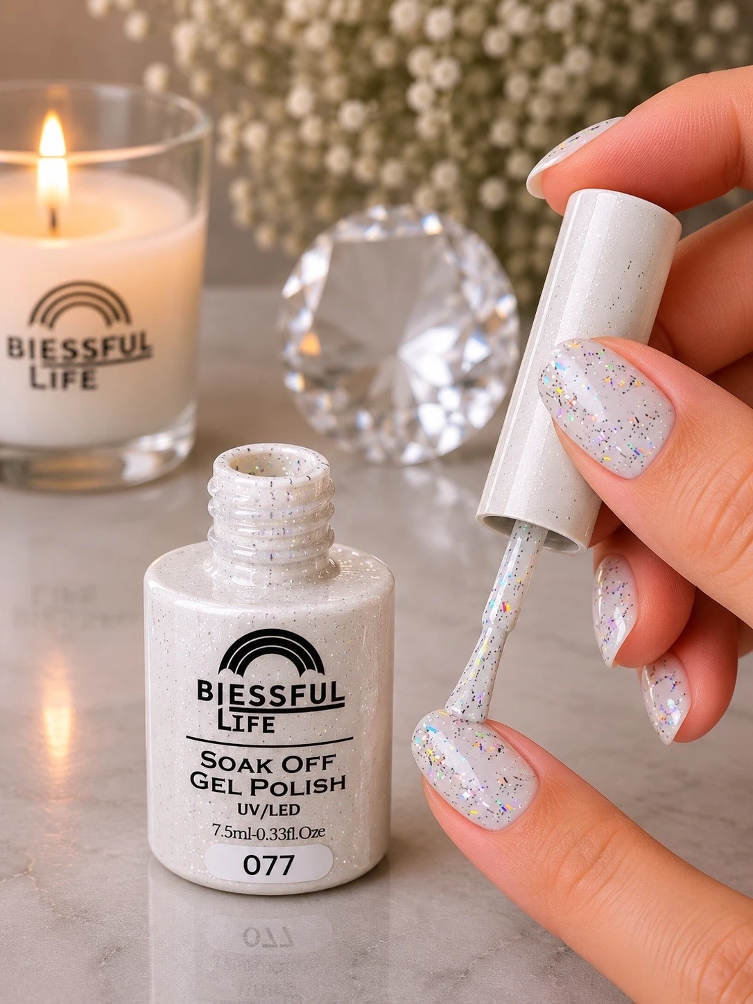 biessful life esmalte semi permanente tono 077