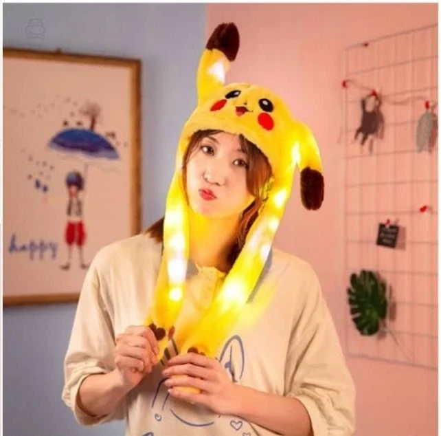 GORRO LUZ Y OREJAS MOVIBLES
