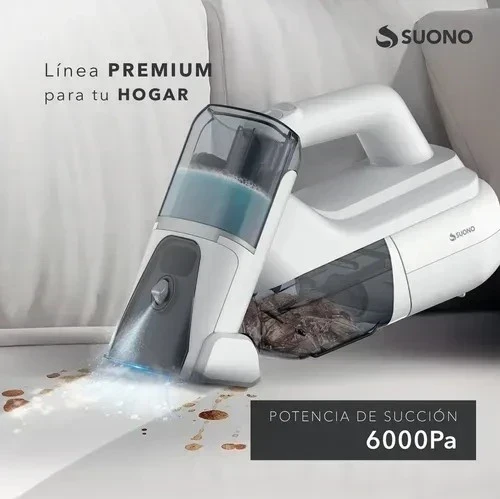 Aspiradora Limpia Tapizado De Mano Suono Portátil Recargable 2