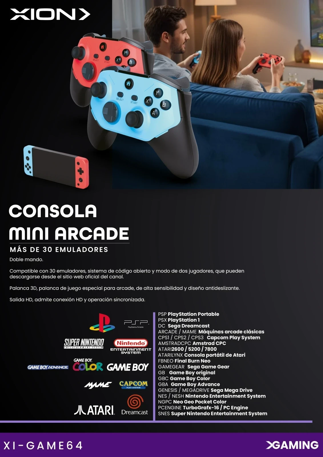 Consola Game Stick +20000 Juegos/  𝙓𝙄𝙊𝙉 9