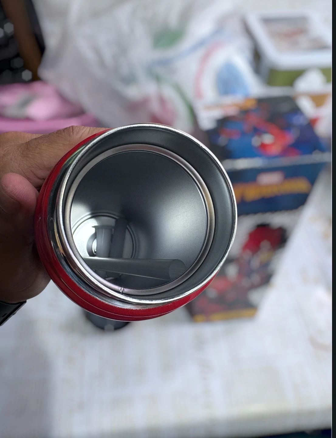 Termo de spiderman de licencia 800 ml 8