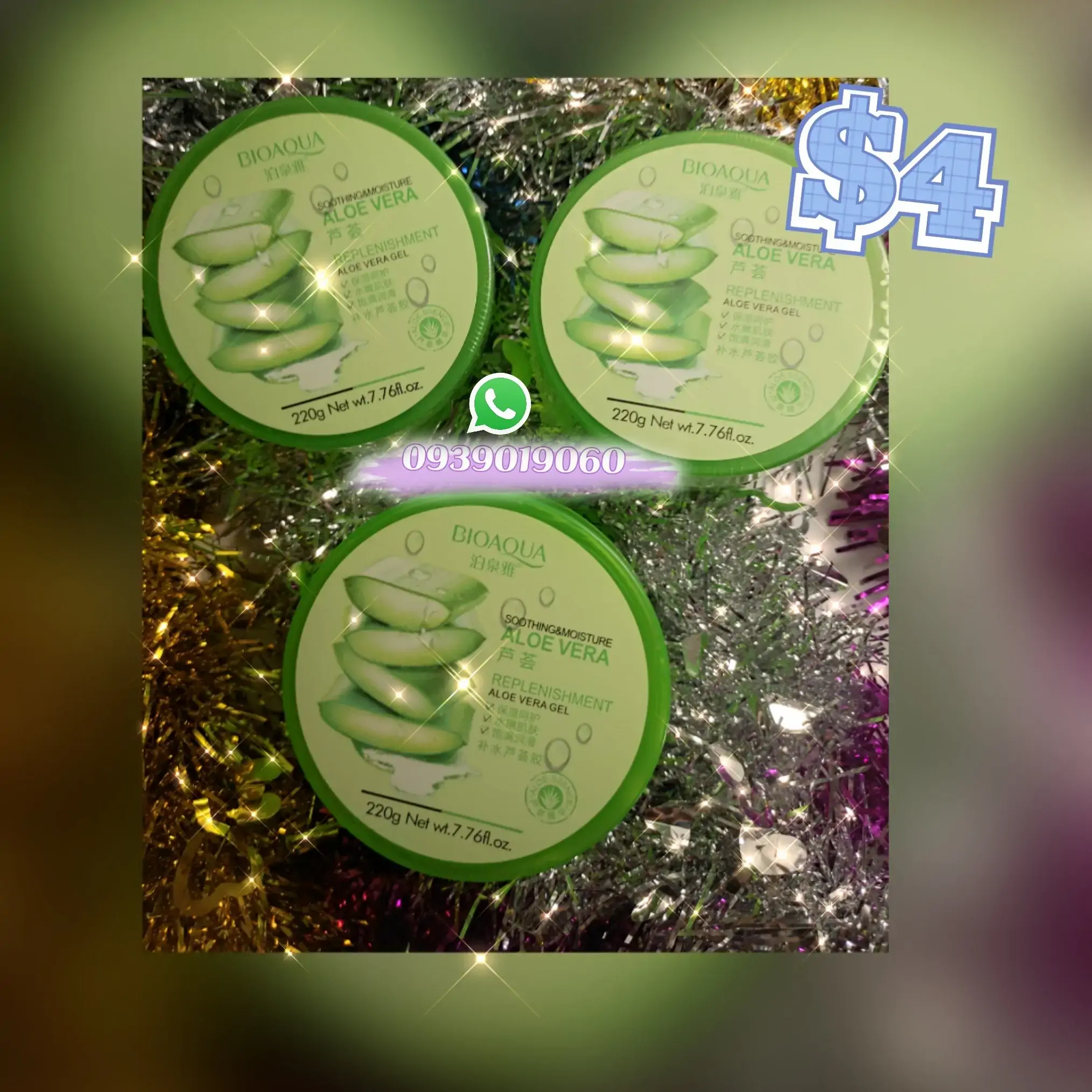 Bioaqua Gel de aloe vera 🌿❤️