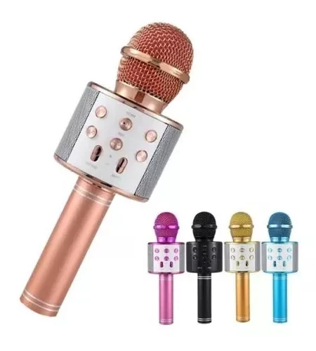 Microfono Bluetooth Inalámbrico Karaoke Con Parlante