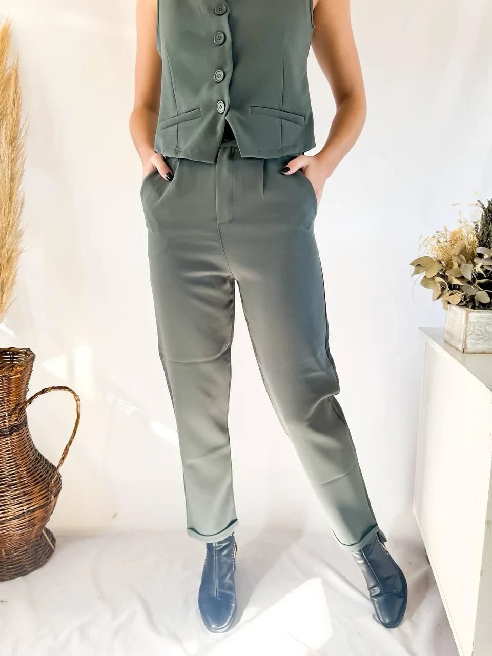 PANTALONES SASTREROS CREP 