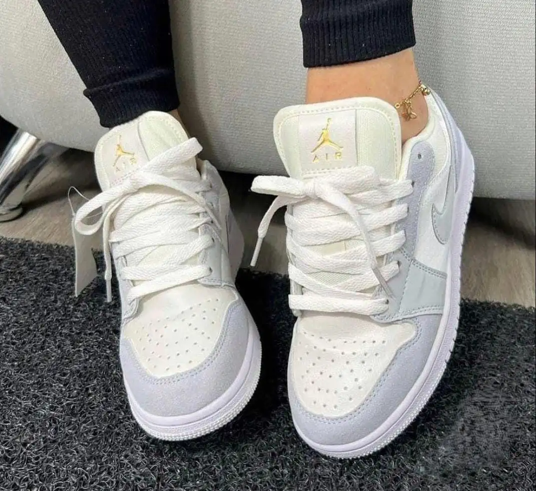 Tenis Nike Air Blanco Gris Dama 