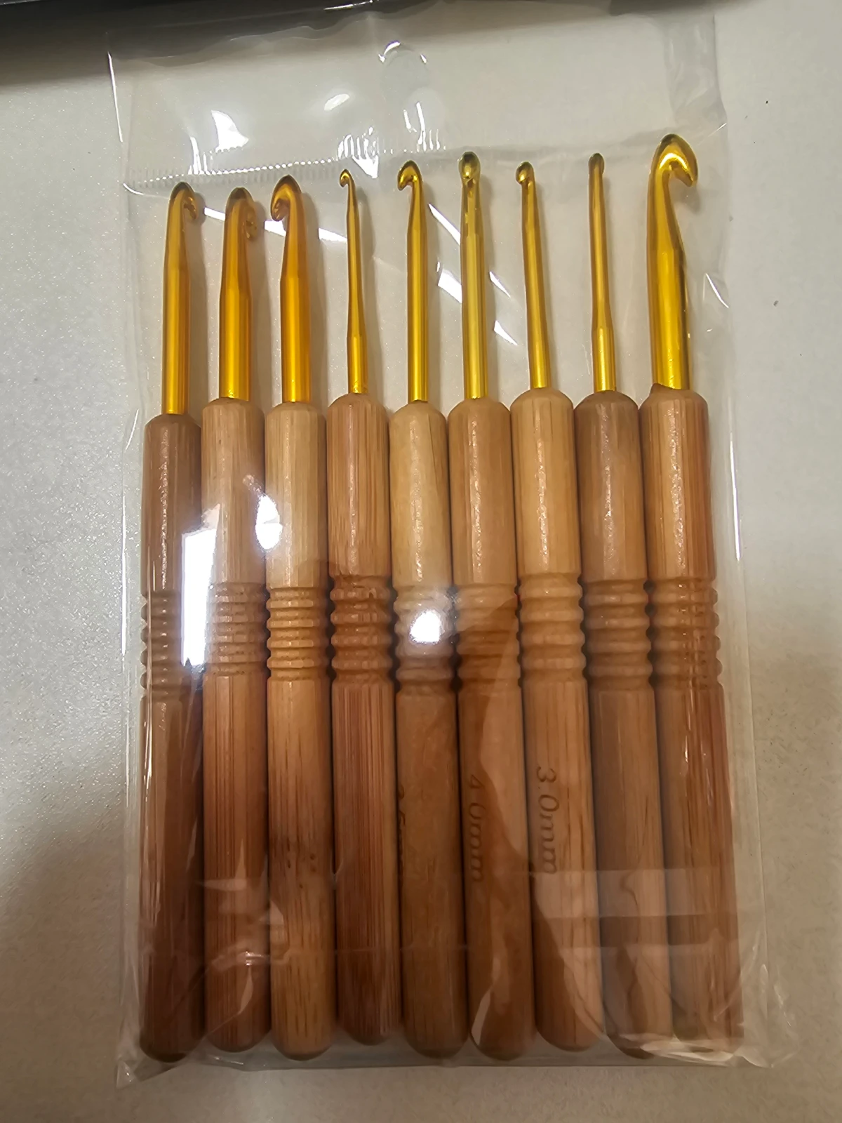 SET AGUJETAS DE BAMBU