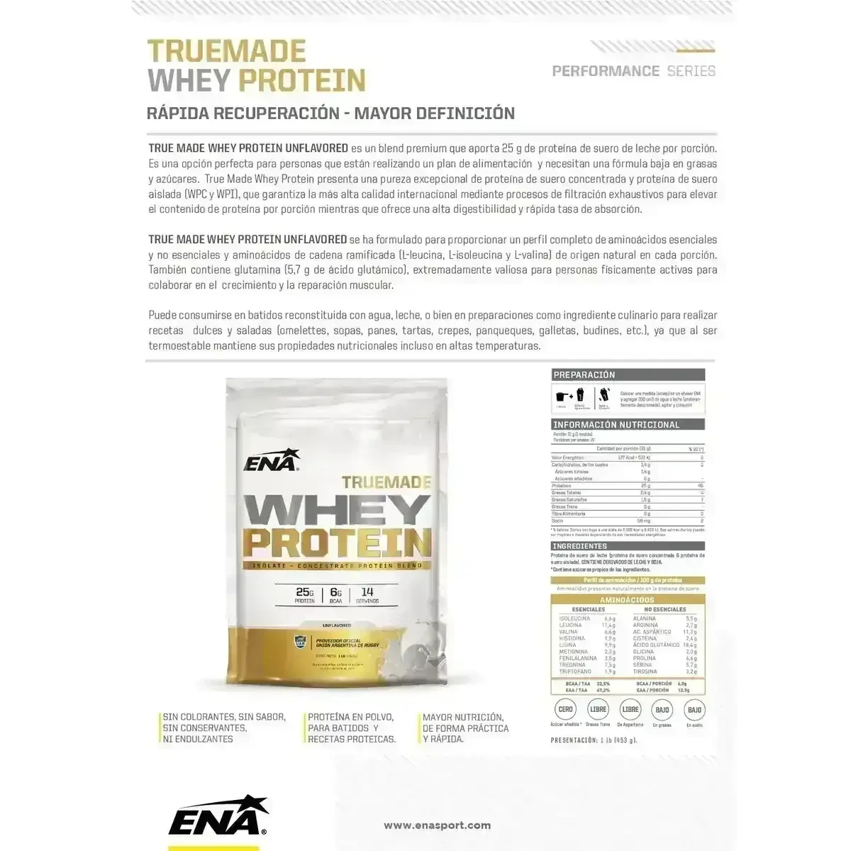 Whey Protein TrueMade x 1lbs 2