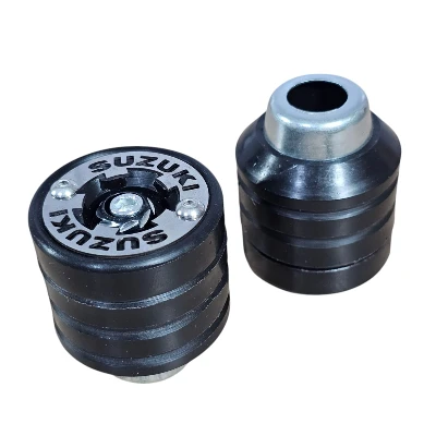 SL DR 150 delantero Slider contramarcado negro logo acero cromado Suzuki