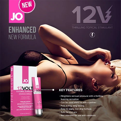 JO 12 Volt Clitoral Stimulant – Original – Stimulant 0.34 floz / 10 ml 3