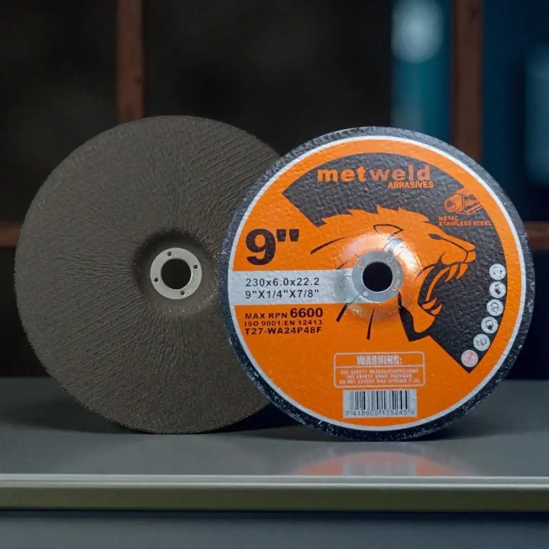 DISCO METWELD PARA PULIR ACERO-METAL 9PG 2
