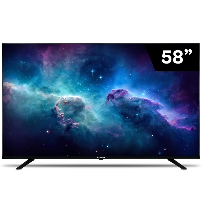SMART TV ENOVA 58" C/ANDROID 4K FRAMELESS